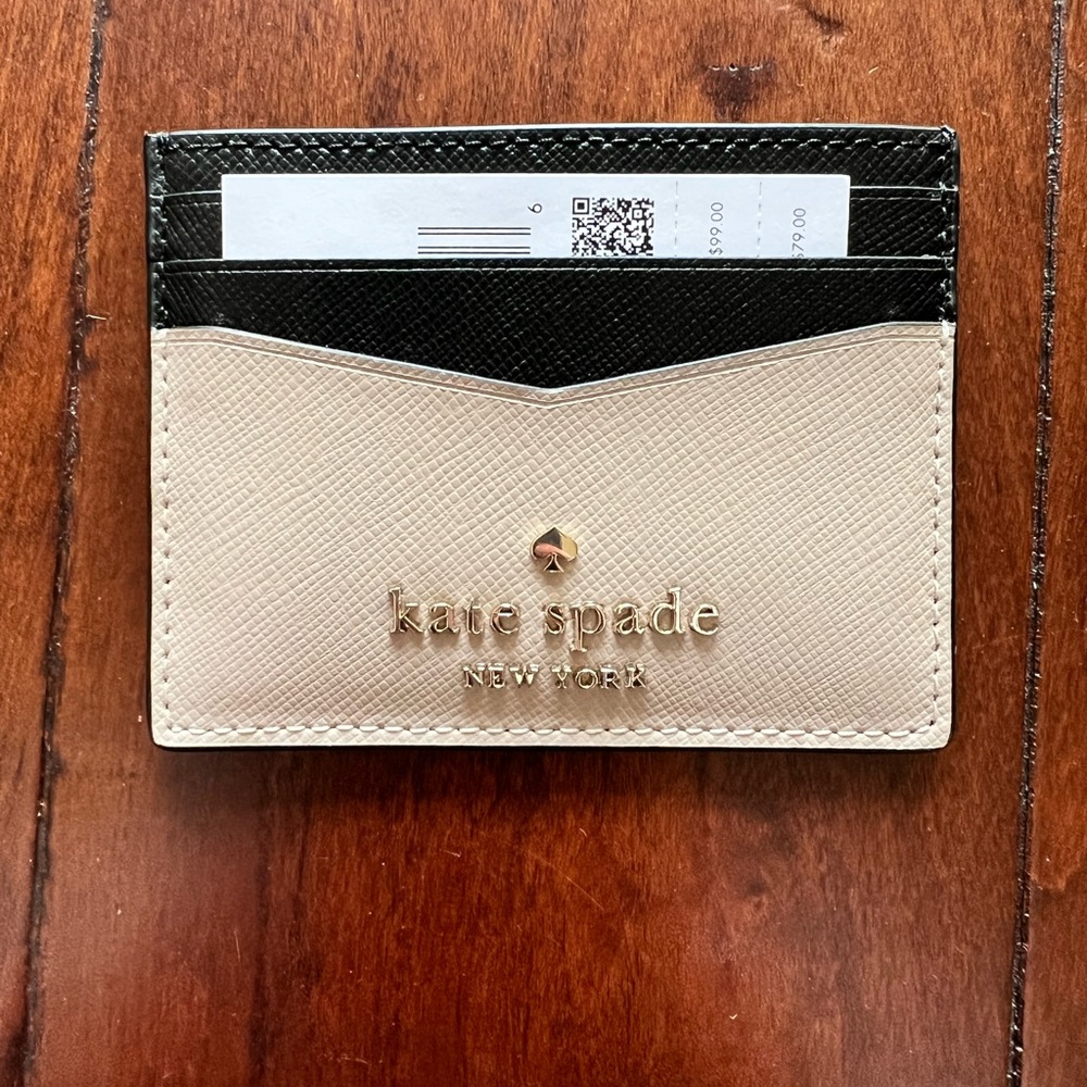 Kate Spade Staci color-block card holder
